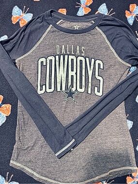 💙🔥🏈 NFL Dallas Cowboys Women's Heathered Blue Shirt